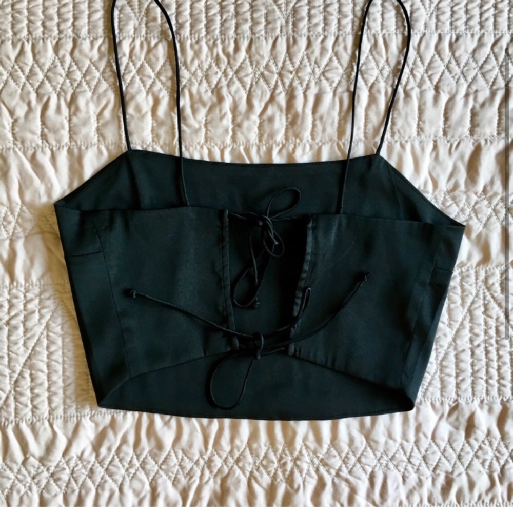 Silky open back top